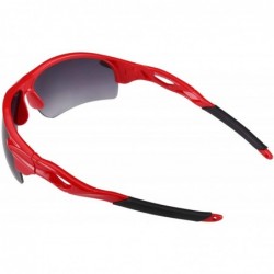 Sport The Allstars" 3 Pair of our Most Popular Bifocal Sport Wrap Unisex Sunglasses - Brown/Red - C318YNS7Y43 $25.84