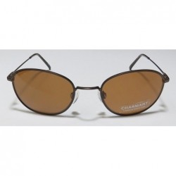 Rectangular Charmant 12255p Mens Designer Full-rim Polarized Lenses Sunglasses/Shades - Brown - CR12993QOCD $27.43