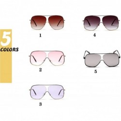 Square Sunglasses Designer Glasses Gradient Feminino - Purple - C518ASTQ5X4 $12.82