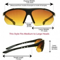 Rimless Bifocal Reading Sunglasses Mens 3.00 Reader Black - CN19659OGKA $13.71