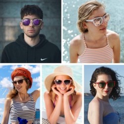 Oversized Polarized Sunglasses for Women Men Classic Retro Designer Style - Tortoise Shell - CD190MY0HSD $11.68