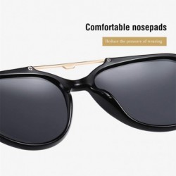 Aviator Polarized Aviator Sunglasses for Men Women UV Protection 8055 - Purple - CU195SCNKNS $10.63