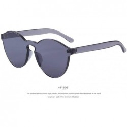 Aviator Fashion Women Cat Eye Shades Luxury Sun Glasses Integrated C01 Gray - C01 Gray - CN18XE0T7TO $9.72