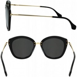 Oval Designer Inspired Handmade Acetate Cat Eye Oval Sunglasses with Quality UV CR39 Lens Gift Package - CN18R69ZEKT $46.26