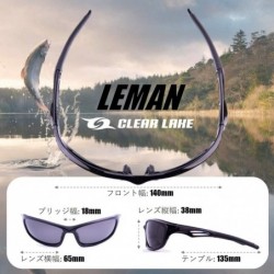 Wrap Leman Polarized Sports Sunglasses for Men Women Fishing Running Hiking Running Cycling - C118O4TK6HO $17.07