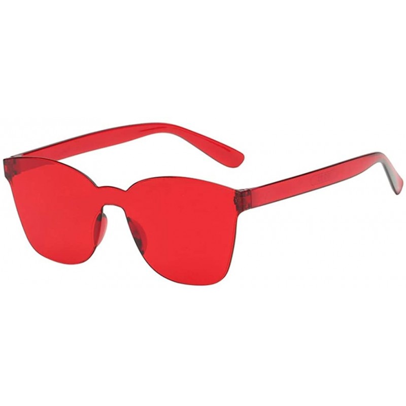 Rimless Unisex Fashion No Frame Clear Sunglasses Sexy Retro Sunglasses Women Sunglasses - I - CD196IY37KX $9.04