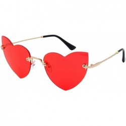 Goggle Polarized Sunglasses For Women Man Mirrored Lens Fashion Goggle Eyewear - Red - CY1905A5OER $12.44