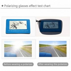 Goggle Clip on Polarised Sunglasses UV400 Fit over Prescription Eyeglasses - Blue - CQ18RD6E2YO $10.17