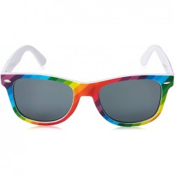 Sport Sunglasses Classic 80's Vintage Style Design - Rainbow - C412FWML4UH $10.12