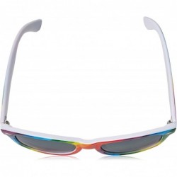 Sport Sunglasses Classic 80's Vintage Style Design - Rainbow - C412FWML4UH $10.12