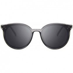 Goggle Fashion Cat Eye Polarized Sunglasses for Men and Women Vintage Designer UV Protection Sun Glasses - CK18TE5K28R $13.88