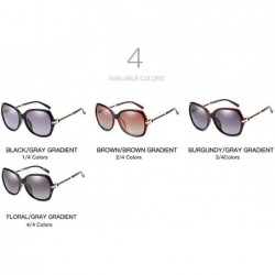 Aviator Women's sunglasses European and American RETRO SUNGLASSES polarizing sunglasses - D - C918QQC996L $27.80