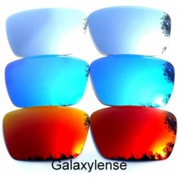 Oversized Replacement Lenses Fuel Cell Red&Blue Color Polarized 2 Pairs - Red&blue&titanium - C7122EWOXB5 $20.44