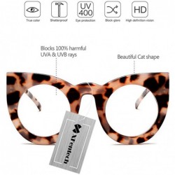 Oval Fashion Retro Party Cat Eye Style Women's Oversized Sunglasses Eyewear With Chain - Style a 7 - CK18ERR2TZ3 $14.31