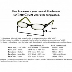 Wrap Sunglasses Wear Over Prescription Glasses- Size Medium- Polarized - Gray-silver - CF11LPTTNTB $14.05