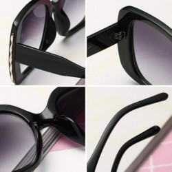 Sport Sunglasses Female Sunglasses Retro Glasses Men and women Sunglasses - Red - C918LLCYTDY $8.02