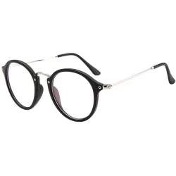 Goggle Women Men Fashion Retro Round Circle Steampunk Polarized Sunglasses - E - CD18Q5AQCU8 $18.30