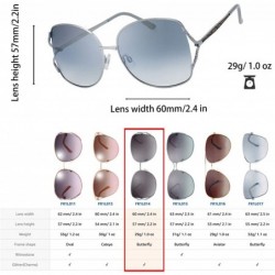 Oval Classic Crystal Elegant Women Beauty Design Sunglasses Gift Box - L141-silver - C918M0TGISY $17.32