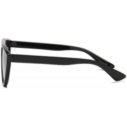 Goggle cat eyes female sunglasses personality fashion street trend sunglasses - Black Ash - CT18EH3Y4SU $9.46