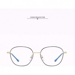 Sport Computer Reading Glasses Lighweight Metal Frame Blue Light Blocking Readers for Men Women Business Work - Gold - CQ199G...