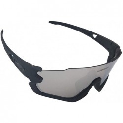 Round Polarized Sports Sunglasses Cycling Glasses Baseball Fishing Golf Driving Goggle - 03black&graylenes - CB18YZWHRQM $14.01