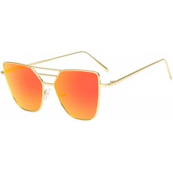 Sport Stylish Sunglasses for Men Women 100% UV protectionPolarized Sunglasses - Red - CP18S0R0ZER $9.03