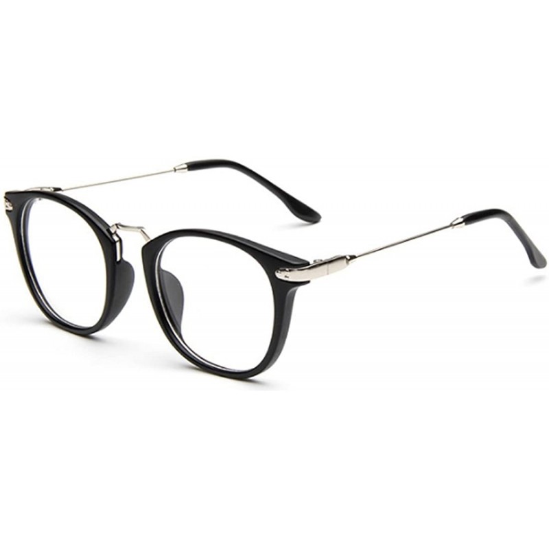 Round Round Myopia Glasses Myopia Glasses Retro Glasses Myopia Protection Eye - Sand Black - C218EYDI4GS $23.55