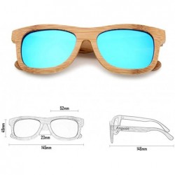 Goggle Ladies Sunglasses Women Polarized Retro Vintage Sun Glasses Men Wood Bamboo Sunglasses Designer Square Glasses - C118X...