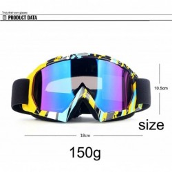 Goggle New Ski Snowboard Motorcycle Dustproof UV Protection Sunglasses Goggles Lens Frame Eye Glasses - A - C718T4NWZR3 $21.44