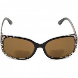 Square Readers.com Sun Reader The Cassia Bifocal Reading Sunglasses Plastic Square Style for Women - C112IIBYAKJ $17.98