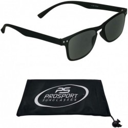 Rectangular Square Reading Sunglasses Full Sun Reader Men Women Flexible Light - Black + Black - C6180T49XKD $13.88