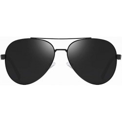 Aviator Unisex Polarized Aviator Sunglasses for Men/Women UV400 Protection Lenses Aluminum Frame 201977 - C2 - CQ198KLSTNH $9.93