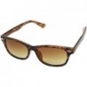 Round Japan Quality Sunglasses Unisex Triple UV protection Japan Standard Lens - Brown/Brown Type B - C517YXMQT36 $20.50