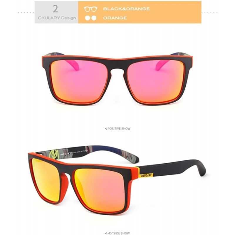 Sport Genuine sports sunglasses 100% Polarized and UV400 unisex - 2 - CH18EUH6DT9 $13.09