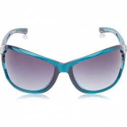 Wrap Women's Coco Poly TGG Wrap Sunglasses - Turquoise - CL11LM4U7R1 $52.97