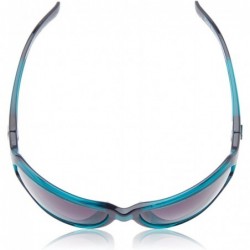 Wrap Women's Coco Poly TGG Wrap Sunglasses - Turquoise - CL11LM4U7R1 $52.97