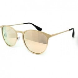 Sport 532 Premium Retro Fashion Metal Frame Womens Mens mirrored Aviator Sunglasses - Metal Frame - CI185KOHQSN $12.70