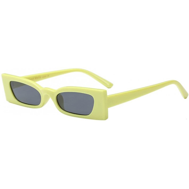 Wayfarer Lightweight Comfortable Womens Sunglasses Personality Eyeglasses Eyewear - Yellow - C518G7X2HN4 $7.98