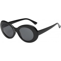 Goggle Summer Women Men Retro Sunglasses Vintage Designer Outdoor Glasses Eyewear - Black - CV18ZZORWOY $7.45