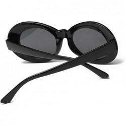 Goggle Summer Women Men Retro Sunglasses Vintage Designer Outdoor Glasses Eyewear - Black - CV18ZZORWOY $7.45