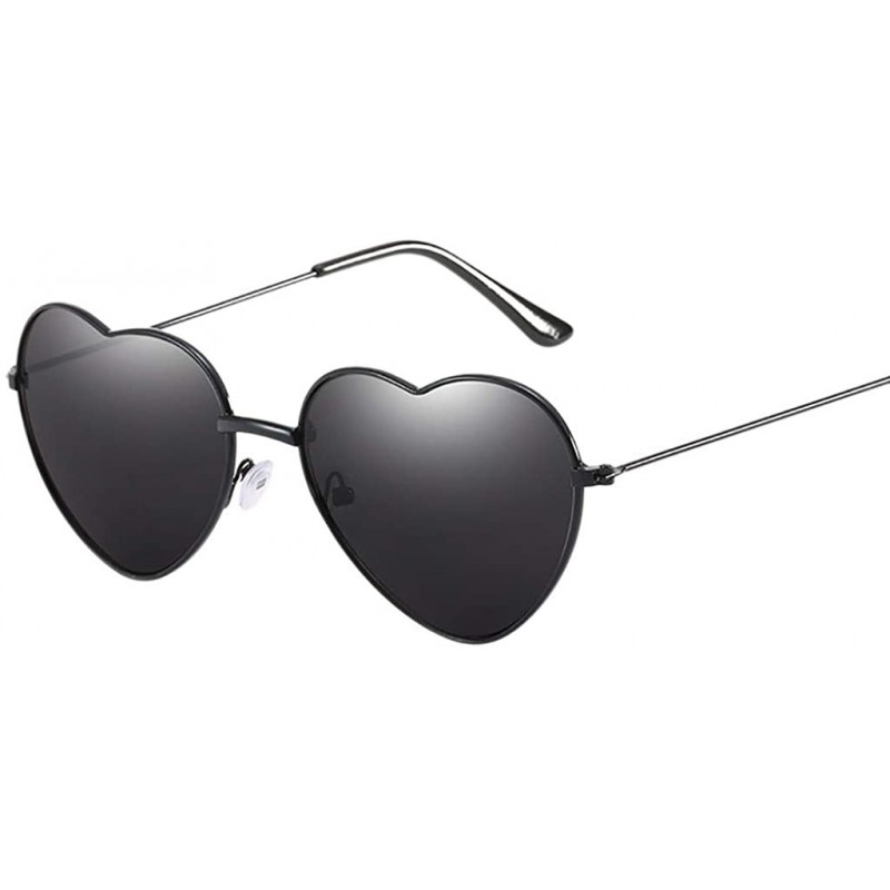 Oversized Sunglasses for Women Heart Sunglasses Vintage Sunglasses Retro Oversized Glasses Eyewear - C - CM18QOD7RO9 $8.31