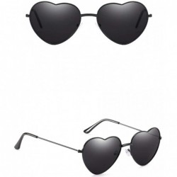 Oversized Sunglasses for Women Heart Sunglasses Vintage Sunglasses Retro Oversized Glasses Eyewear - C - CM18QOD7RO9 $8.31