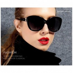 Aviator 2019 Fashion Flowers Sunglasses Women Brand Designer Sun Glasses Black Grey - Red Red - CR18Y3ONQ2O $10.10