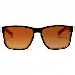 Sport Polarized Sunglasses Men Driving Shades Male Sun Glasses For Men Spuare Mirror Summer UV400 - CA18ZT6YX59 $16.48