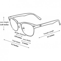 Clear Lens Glasses For Men Women Fashion Non-Prescription Nerd ...