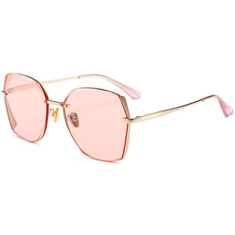 Sport Nylon Polarized Sunglasses for Men and Women-Hexagonal Flat Composite UV400 Lens - B - CI1982WWZNX $32.87