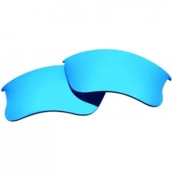 Sport Polarized Replacement Sunglasses Lenses Flak Jacket XLJ with UV Protection - Blue - CQ11JS38MAL $23.67