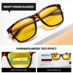 Sport Night Driving Glasses for Headlight Anti-glare Night Vision Glasses With Yellow Lenses 3029 - Tortoise - CT18A8D3TYX $1...