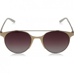 Sport CA115/S Round Sunglasses- Matte Grey/Blue- 50 mm - Copper Gold/Dark Cyclamen Sf Gray - CO128Y41T9V $40.84