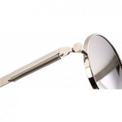 Goggle Retro-Vintage Style Lennon Inspired Round Metal Circle Sunglasses - C411ZQCFBT9 $23.59